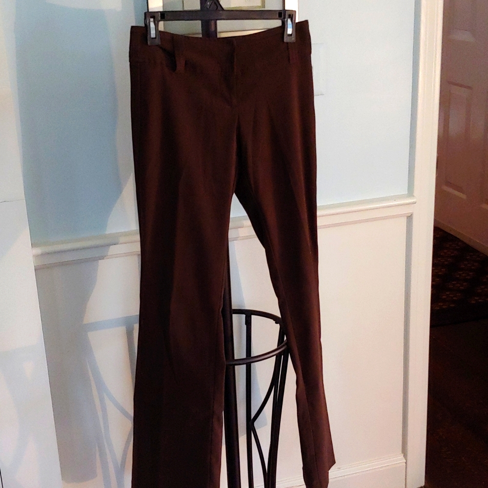 Size 3 Chocolate Brown Sueded Dress Pants